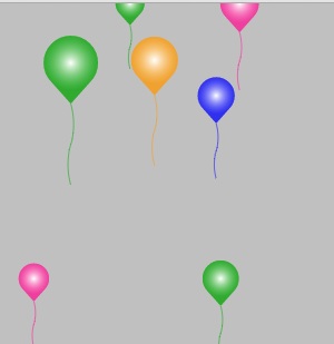Balloon burst game